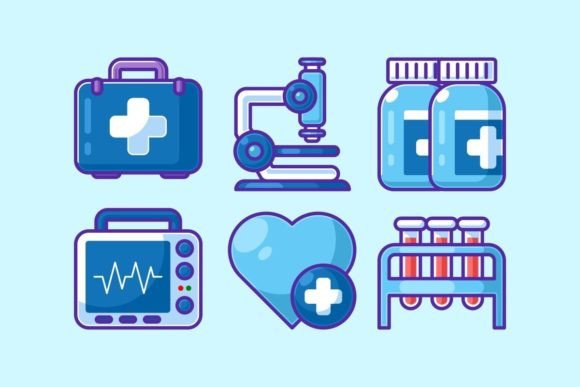 Adorable & Professional: Using Cute Set Medical Service Cartoon