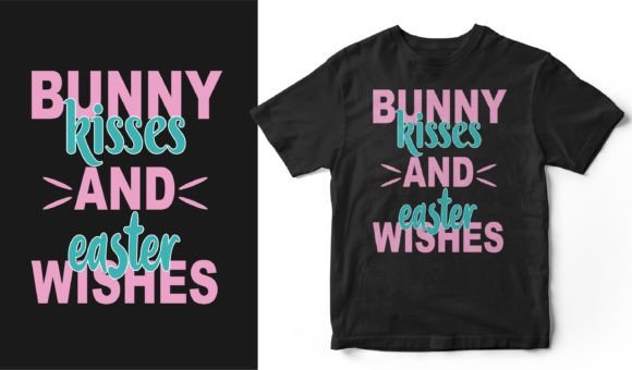 Bunny Kisses and Easter Wishes: A Fresh Design Asset