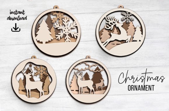 Christmas Balls Tree Ornament SVG: Festive Crafting for Every Project