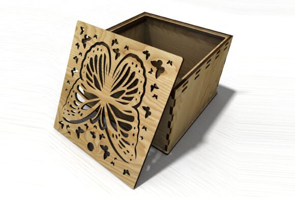 Crafting Elegance: The Wooden Box with Butterfly Sliding Lid