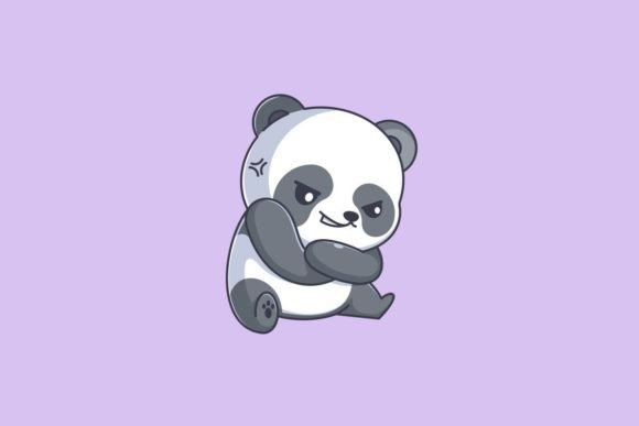Cute Panda Angry: A Typeface That Roars With Charm
