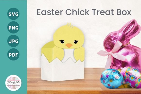 Easter Chick Treat Box 3D SVG Cut File: Beyond a Simple Cut