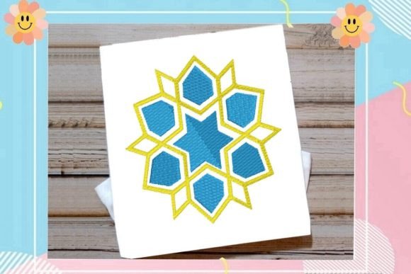 Geometric Patterns of the East: Embroidering Timeless Zellige Art