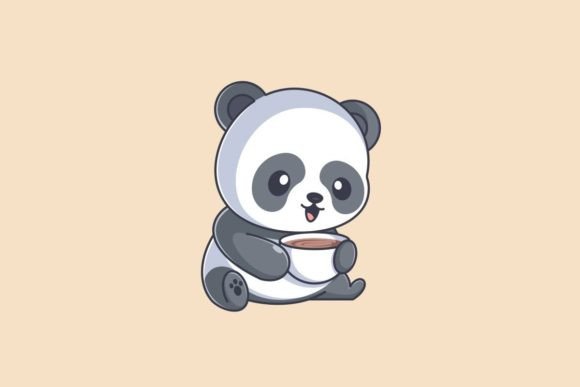 Panda Drinking Coffee: A Playful Font for Modern Projects