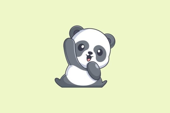 Panda Waving Hand: The Friendly Font for Instant Connection