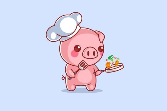Pig Chef is Cooking Food: A Playful Font for Bold Brands