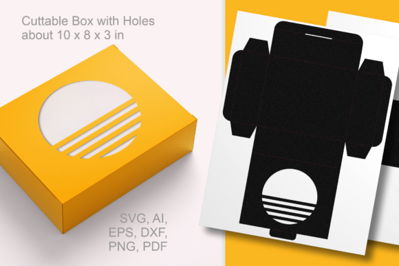 Silent Horizon Cutout Rectangular Box: A Modern Template for Memorable Packaging