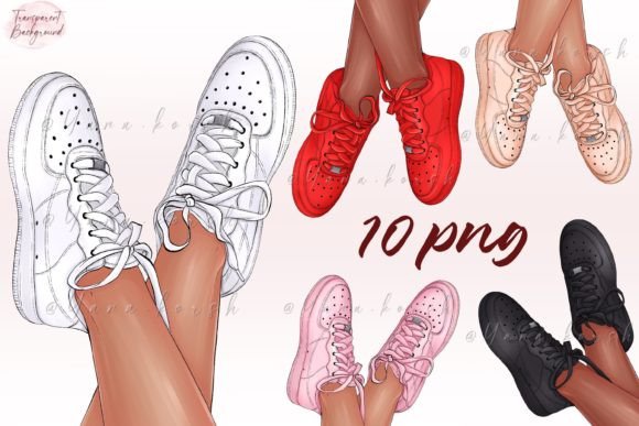 Styling Your World with Sneakers Clipart & Shoe PNGs