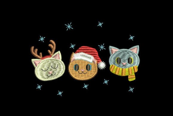 Three Cats on Christmas: A Purrfectly Playful Holiday Design