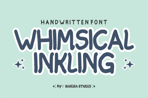 Whimsical Inkling: A Handwritten Font for Modern Creators