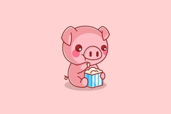 Why a Playful Pig with Popcorn Works for Your Brand