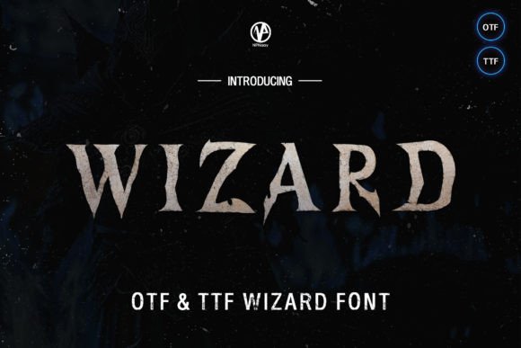 Wizard: A Vintage Display Font with Modern Grit