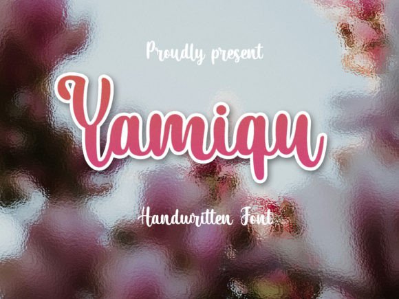 Yamiqu: A Handwritten Font for Modern Branding